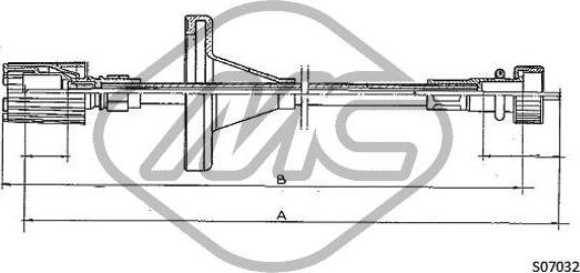 Metalcaucho 81177 - Câble flexible de commande de compteur droxauto.com