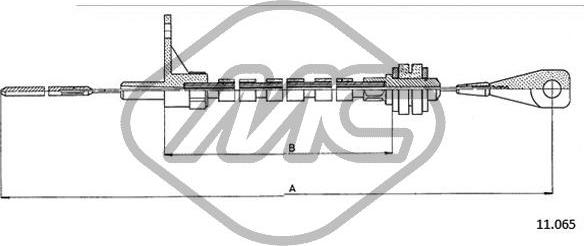 Metalcaucho 83814 - Câble d'accélération droxauto.com