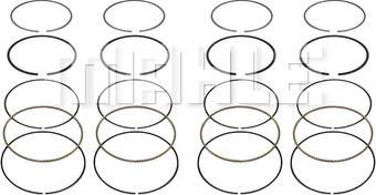 METAL LEVE AA.8812 - Jeu de segments de pistons droxauto.com