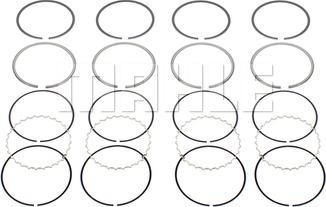METAL LEVE DA.7435 - Jeu de segments de pistons droxauto.com