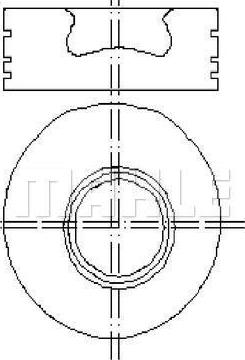 METAL LEVE P9183 - Piston droxauto.com