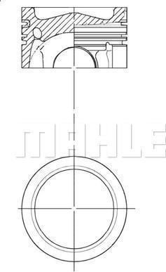 METAL LEVE P9748 - Piston droxauto.com