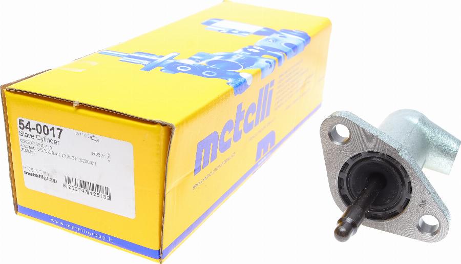 Metelli 54-0017 - Cylindre récepteur, embrayage droxauto.com