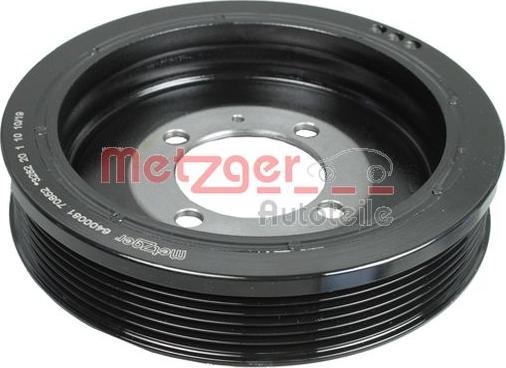 Metzger 6400081 - Poulie, vilebrequin droxauto.com