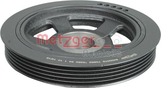 Metzger 6400076 - Poulie, vilebrequin droxauto.com