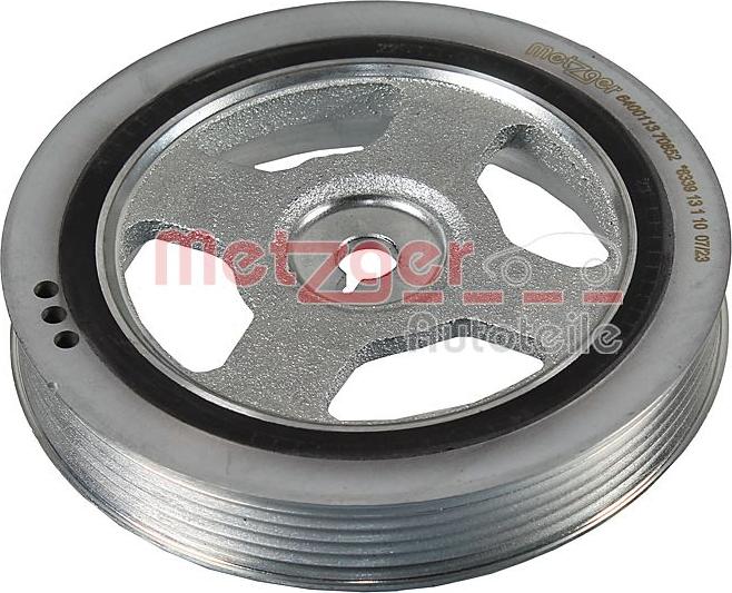 Metzger 6400113 - Poulie, vilebrequin droxauto.com