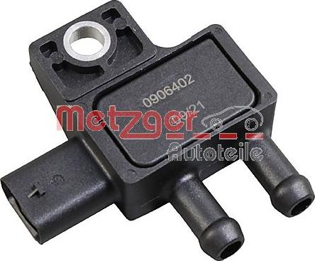 Metzger 0906402 - Capteur, pression des gaz échappement droxauto.com