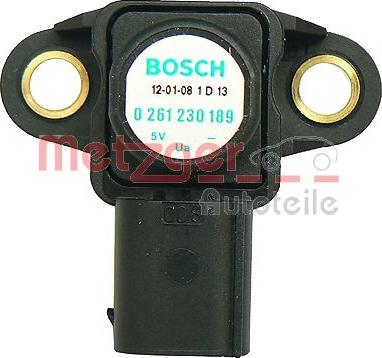 Metzger 0906089 - Capteur, pression de suralimentation droxauto.com