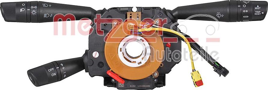Metzger 0916915 - Commutateur de colonne de direction droxauto.com