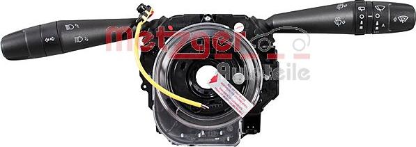 Metzger 0916913 - Commutateur de colonne de direction droxauto.com