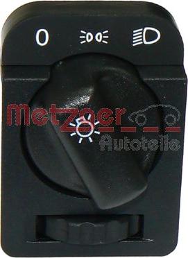 Metzger 0916075 - Interrupteur, lumière principale droxauto.com