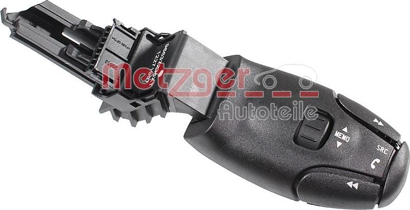Metzger 09161068 - Commutateur de colonne de direction droxauto.com