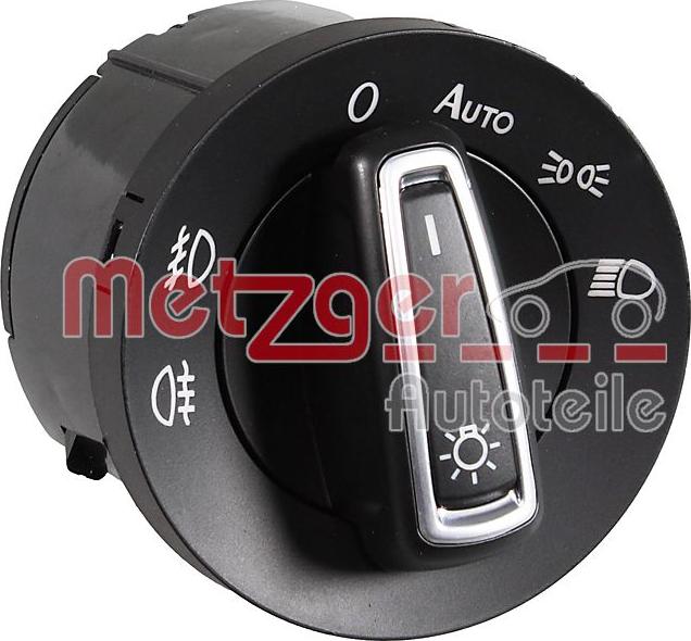 Metzger 09161012 - Interrupteur, lumière principale droxauto.com