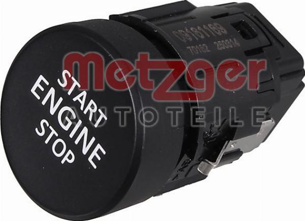Metzger 09161169 - Interrupteur d'allumage / arrêt droxauto.com