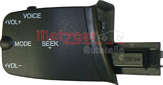 Metzger 0916180 - Commutateur de colonne de direction droxauto.com