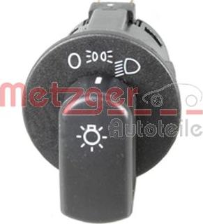 Metzger 0916739 - Interrupteur, lumière principale droxauto.com