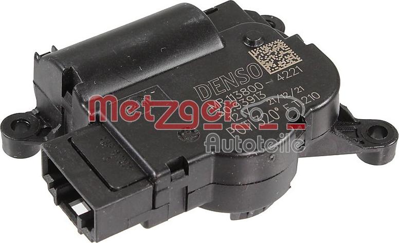 Metzger 0917737 - Élément d'ajustage, clapet de mélange droxauto.com