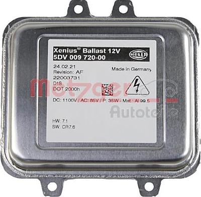 Metzger 0896023 - Ballast, lampe à décharge droxauto.com