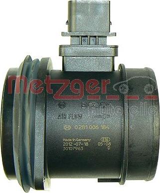 Metzger 0890216 - Débitmètre de masse d'air droxauto.com