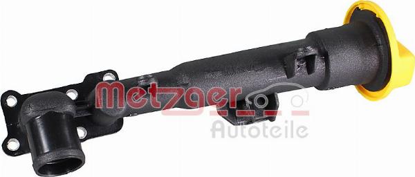 Metzger 8001110 - Tuyauterie, goulotte de remplissage d'huile droxauto.com
