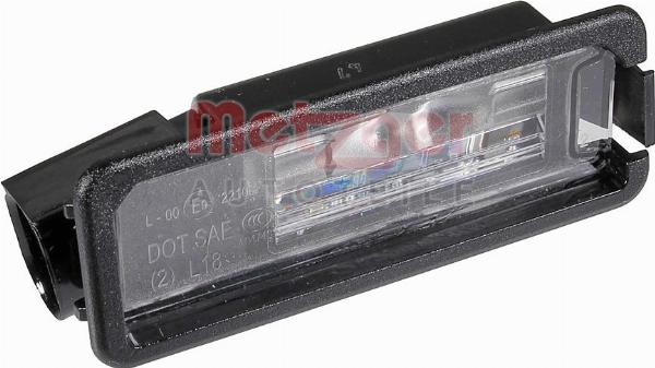 Metzger 2080286 - Feu éclaireur de plaque droxauto.com