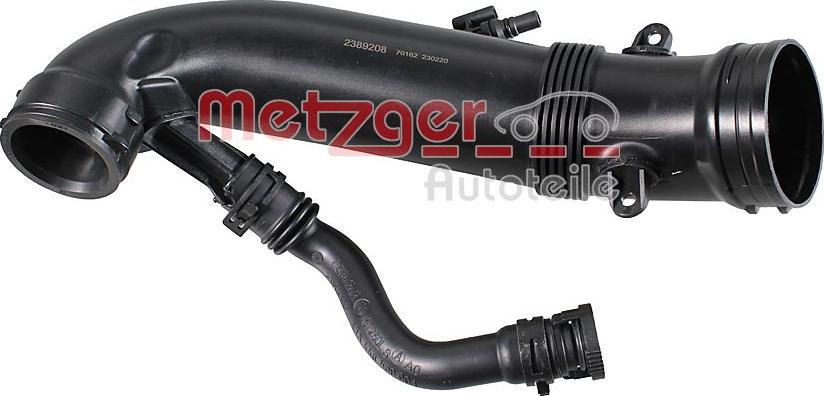 Metzger 2389208 - Tuyau d'aspiration, alimentation d'air droxauto.com