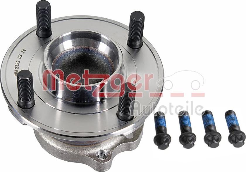 Metzger WM 2352 - Kit de roulements de roue droxauto.com