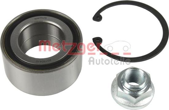 Metzger WM 7526 - Kit de roulements de roue droxauto.com