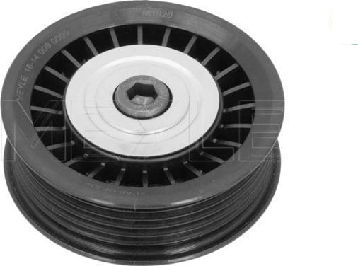 Meyle 16-14 009 0009 - Poulie renvoi / transmission, courroie trapézoïdale à nervures droxauto.com