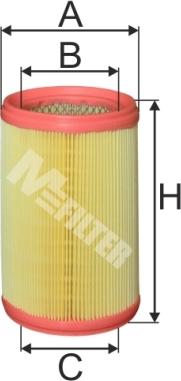 Mfilter A 553 - Filtre à air droxauto.com
