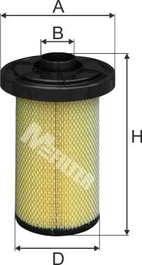 Mfilter A 588 - Filtre à air droxauto.com