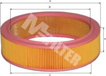 Mfilter A 116 - Filtre à air droxauto.com