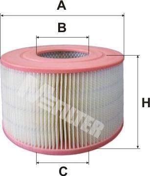Mfilter A 8039 - Filtre à air droxauto.com