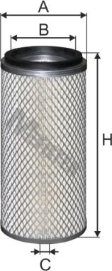 Mfilter A 8079 - Filtre à air droxauto.com