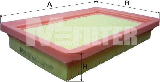 Mfilter K 401 - Filtre à air droxauto.com