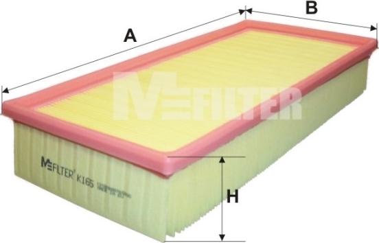 Mfilter K 165 - Filtre à air droxauto.com