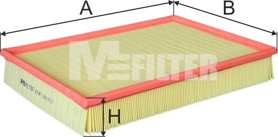 Mfilter K 747 - Filtre à air droxauto.com