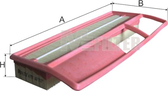 Mfilter K 757 - Filtre à air droxauto.com