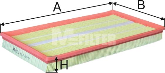 Mfilter K 763 - Filtre à air droxauto.com