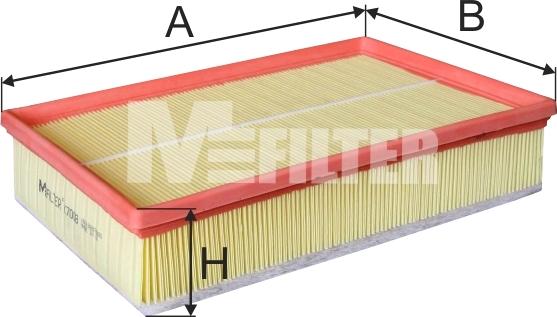 Mfilter K 7008 - Filtre à air droxauto.com