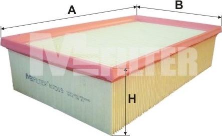 Mfilter K 7019 - Filtre à air droxauto.com