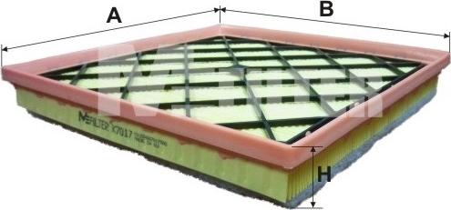 Mfilter K 7017 - Filtre à air droxauto.com