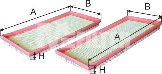 Mfilter K 7084-2 - Filtre à air droxauto.com