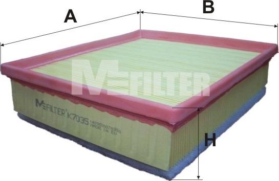 Mfilter K 7035 - Filtre à air droxauto.com