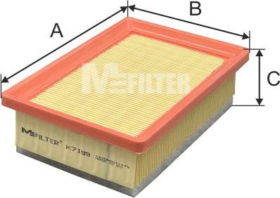 Mfilter K 7199 - Filtre à air droxauto.com