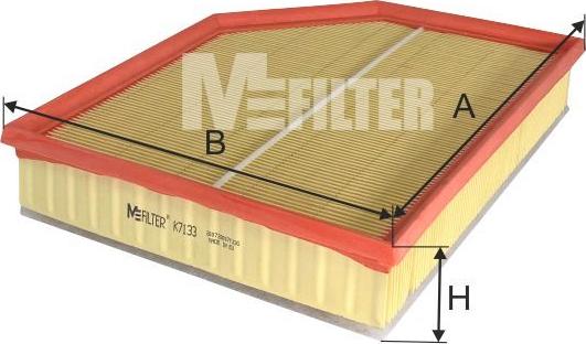Mfilter K 7133 - Filtre à air droxauto.com