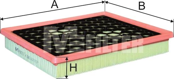 Mfilter K 786 - Filtre à air droxauto.com