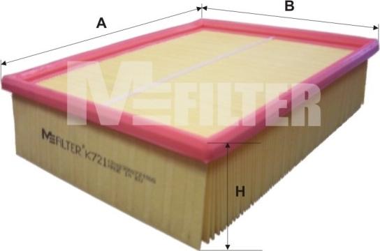 Mfilter K 721 - Filtre à air droxauto.com