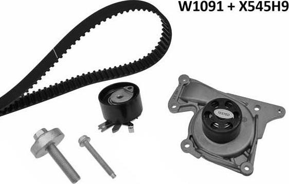 MGA 1091K1 - Pompe à eau + kit de courroie de distribution droxauto.com