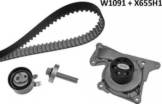 MGA 1091K2 - Pompe à eau + kit de courroie de distribution droxauto.com